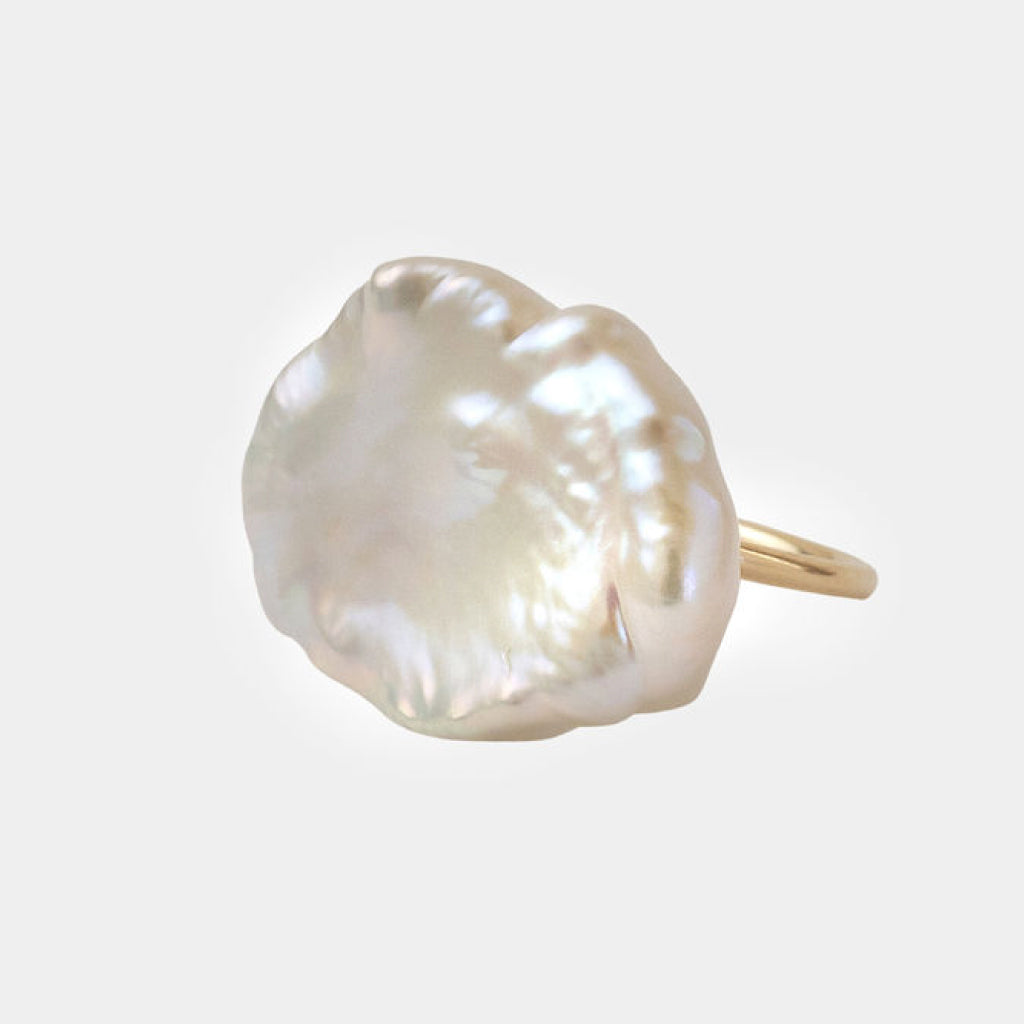 petal pearl ring